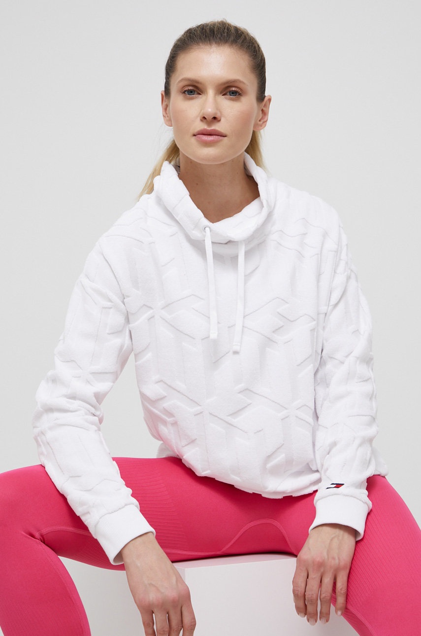 Tommy Hilfiger bluza damska kolor biały gładka