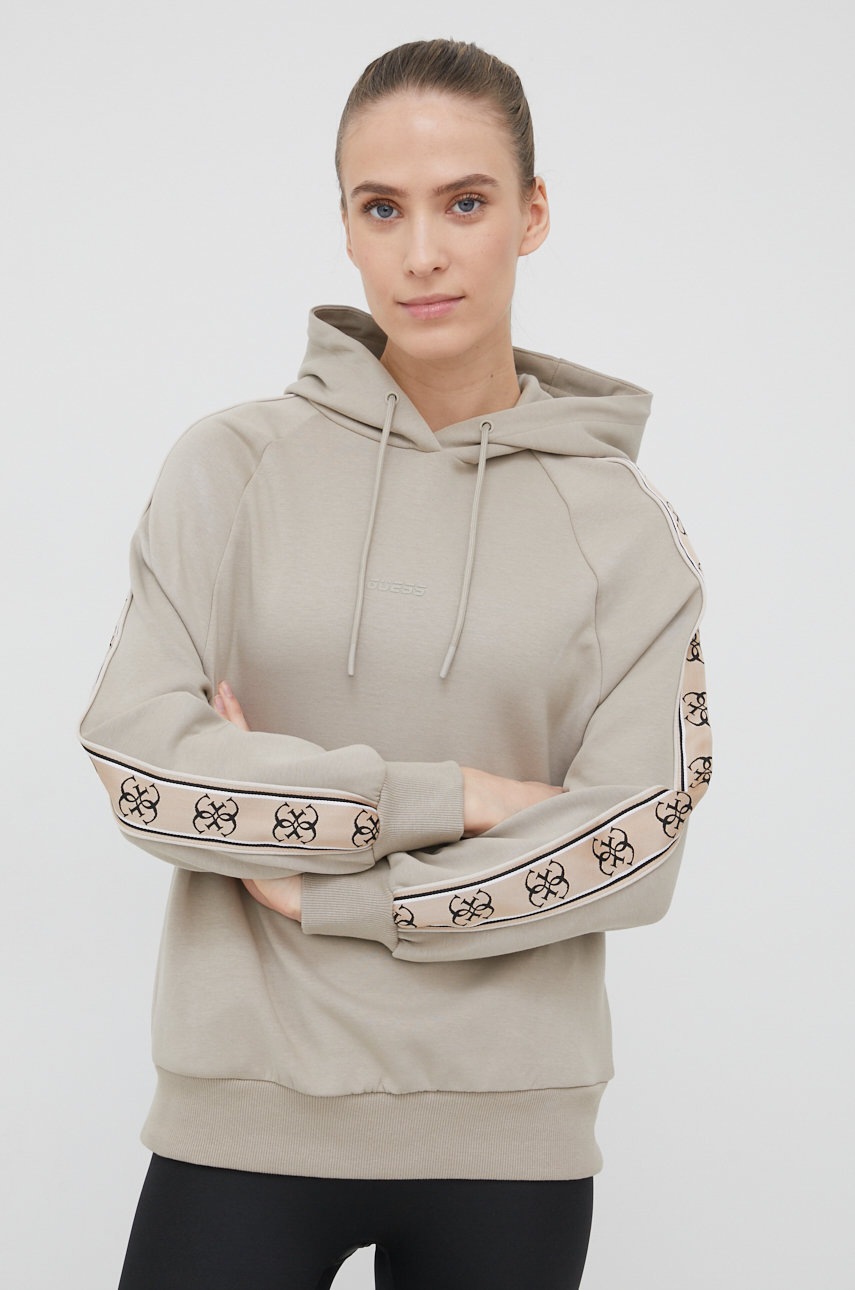 

Кофта Guess женская цвет серый с аппликацией