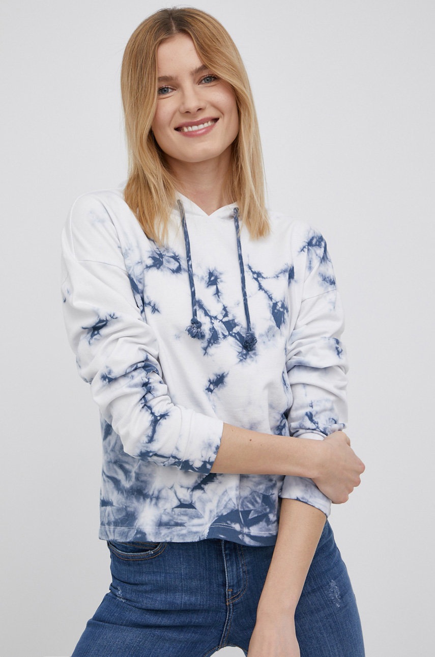 

Хлопковая кофта Vero Moda женская цвет белый узор