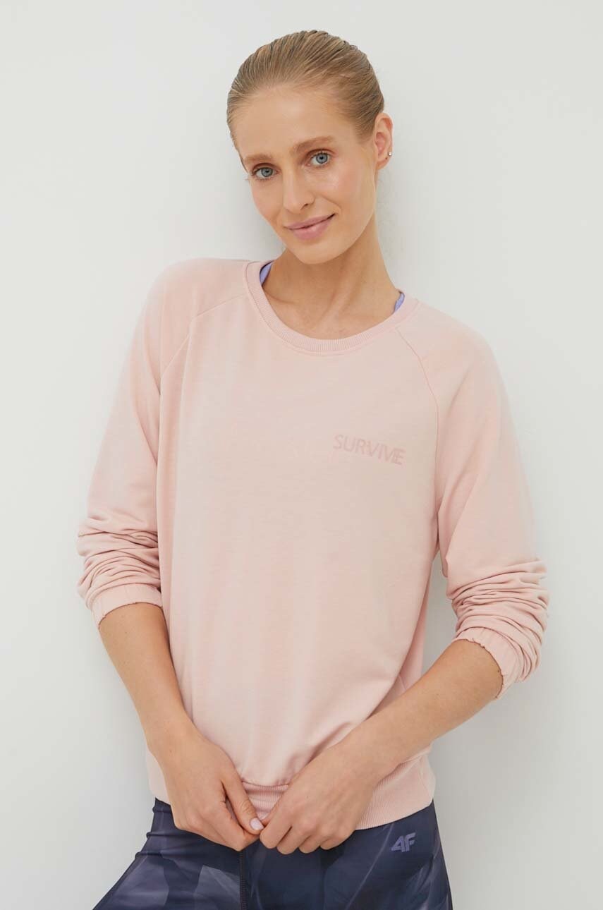Only play bluza femei, culoarea roz, neted