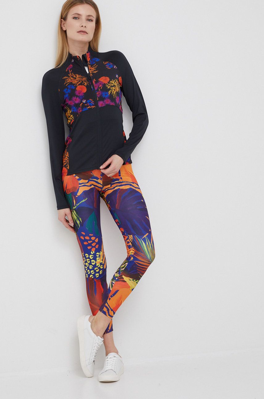 

Кофта Desigual жіноча колір чорний візерунок