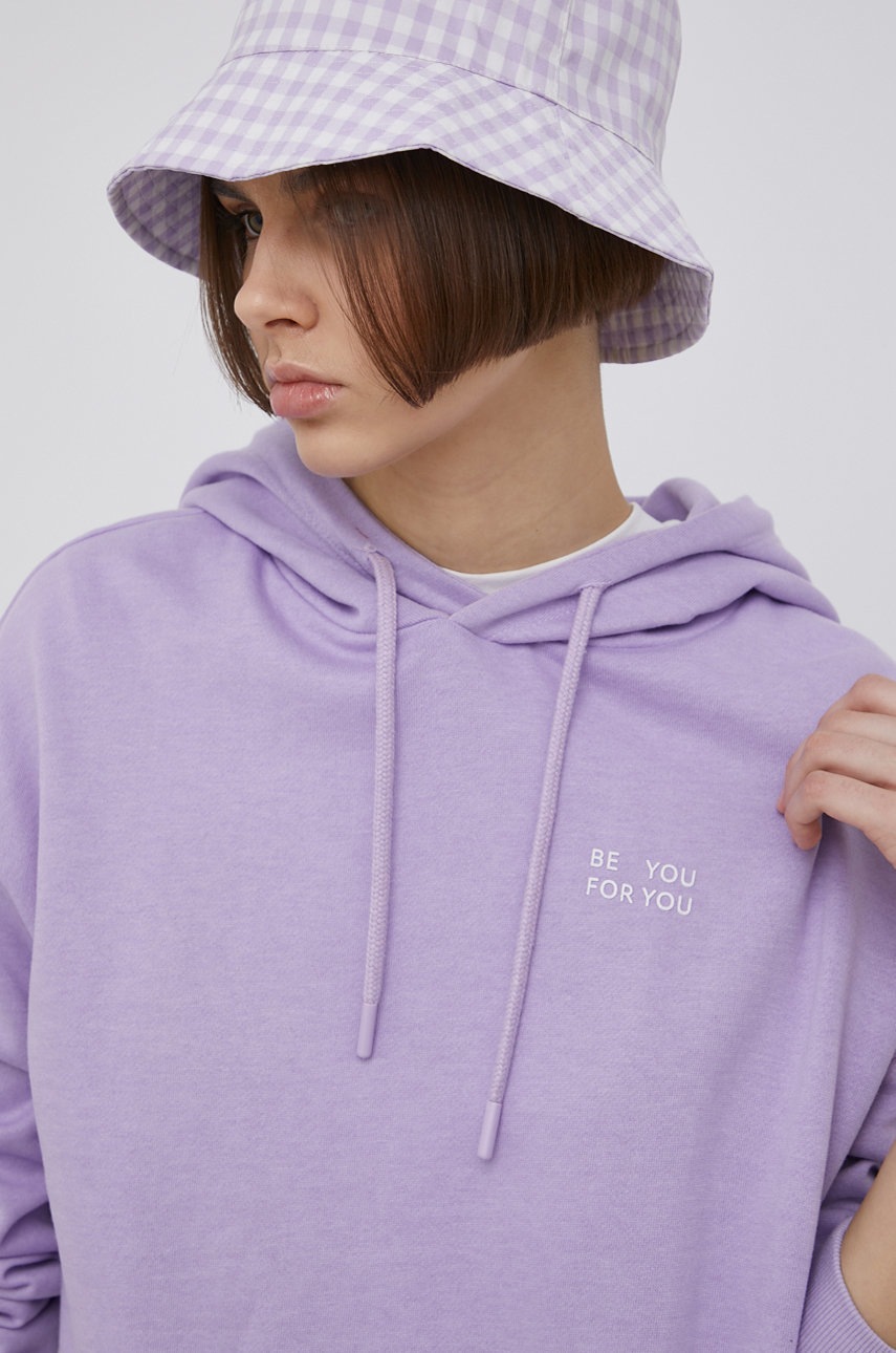 

Суичър Vero Moda дамски в в меланж на лилаво, Виолетов