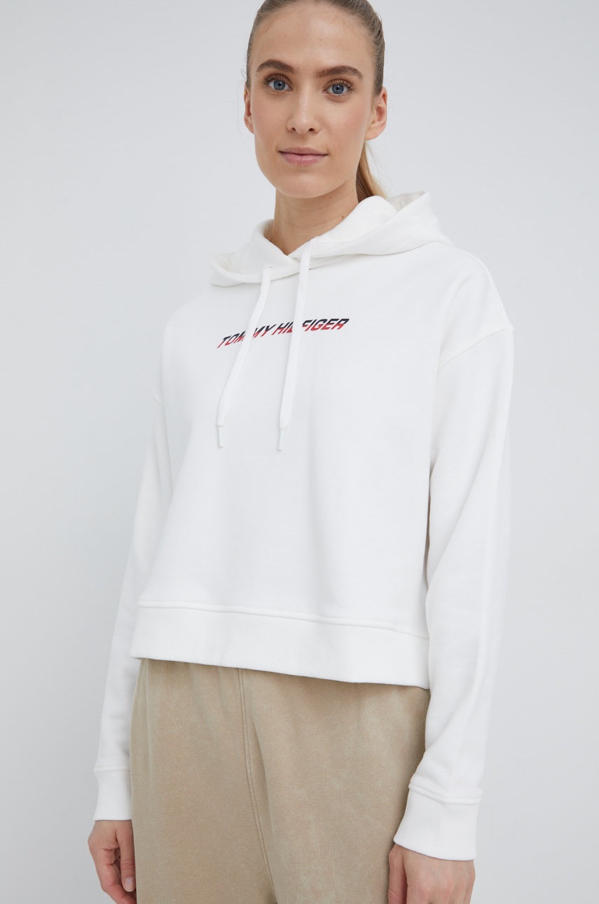 

Кофта Tommy Hilfiger жіноча колір бежевий з принтом