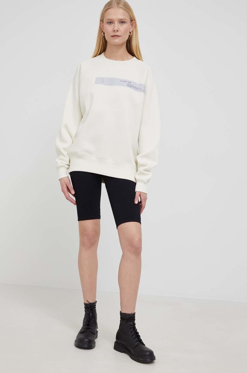 

Кофта G-Star Raw жіноча колір бежевий з принтом