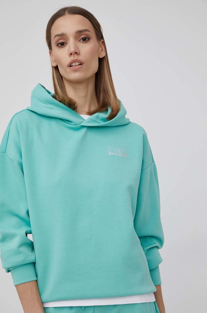 Colmar bluza femei, culoarea turcoaz, cu imprimeu