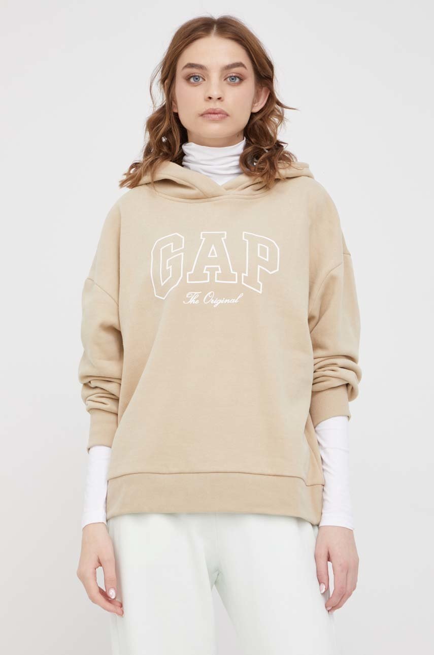 

Суичър GAP в бежово с принт, Бежов