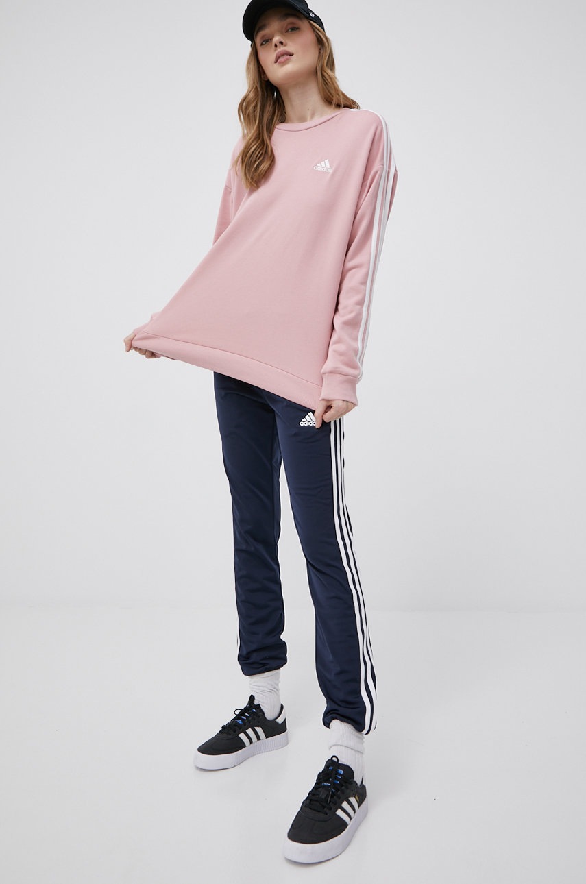 

Кофта adidas жіноча колір рожевий з аплікацією