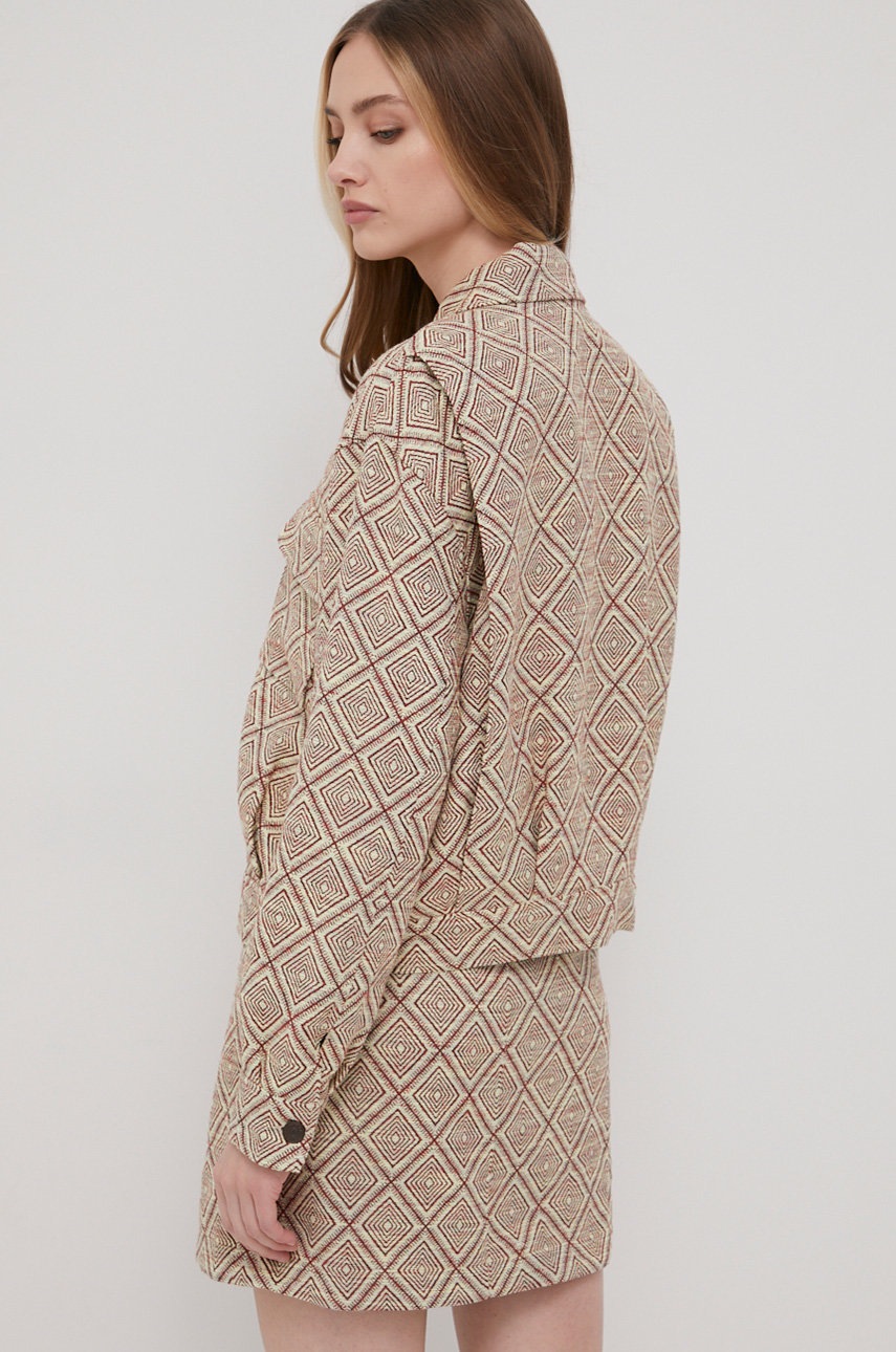 Μπουφάν Samsoe Samsoe γυναικεία, χρώμα: πράσινο, φωτογραφία