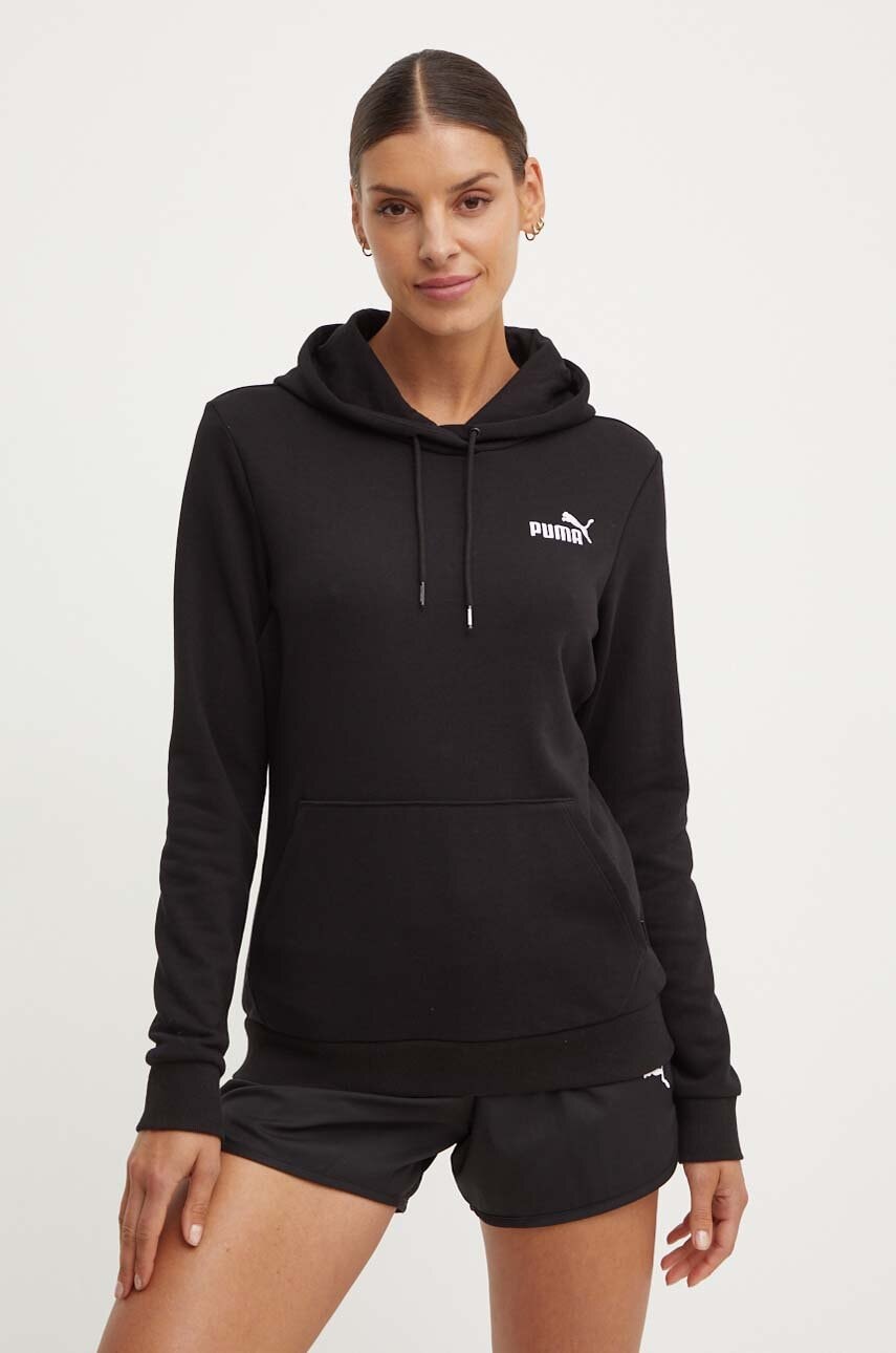 Puma bluză 848332 femei, culoarea negru, cu imprimeu 848332 Puma bluză 848332 femei, culoarea negru, cu imprimeu 848332