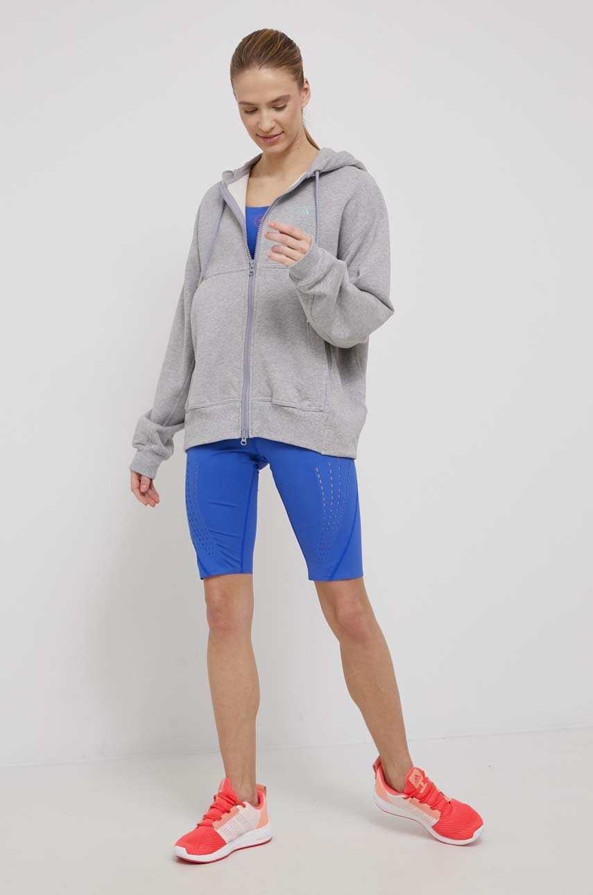 

adidas by Stella McCartney женская цвет серый меланж
