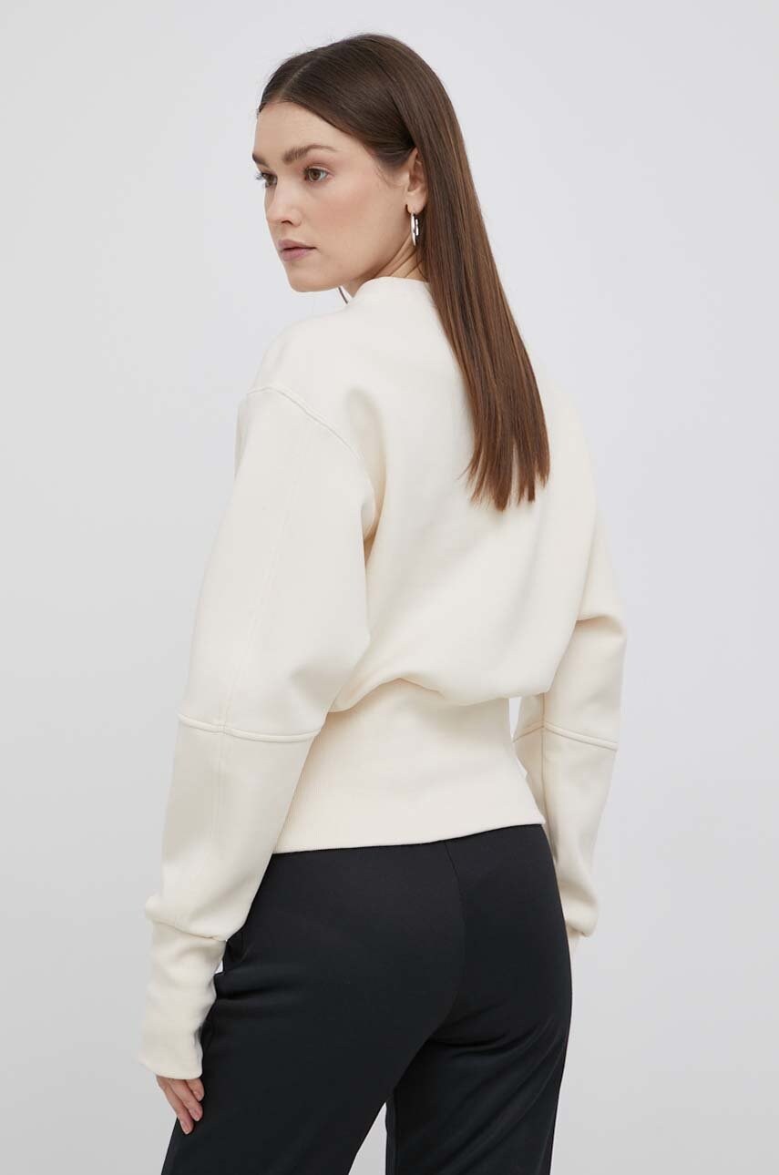 

Кофта adidas Performance X Karlie Kloss HB1434 жіноча колір бежевий з принтом