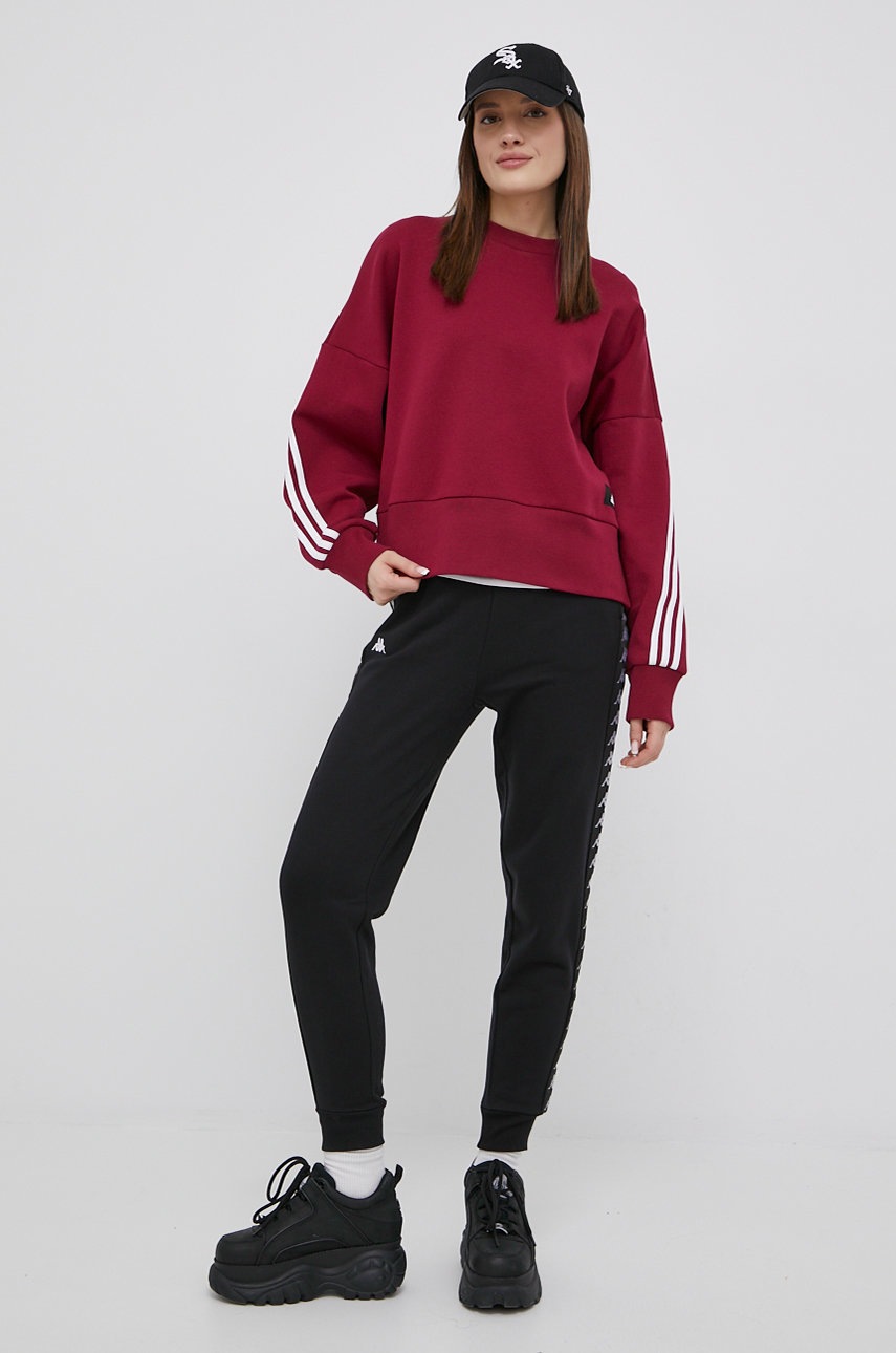 

Кофта adidas Performance HD8996 женская цвет фиолетовый однотонная