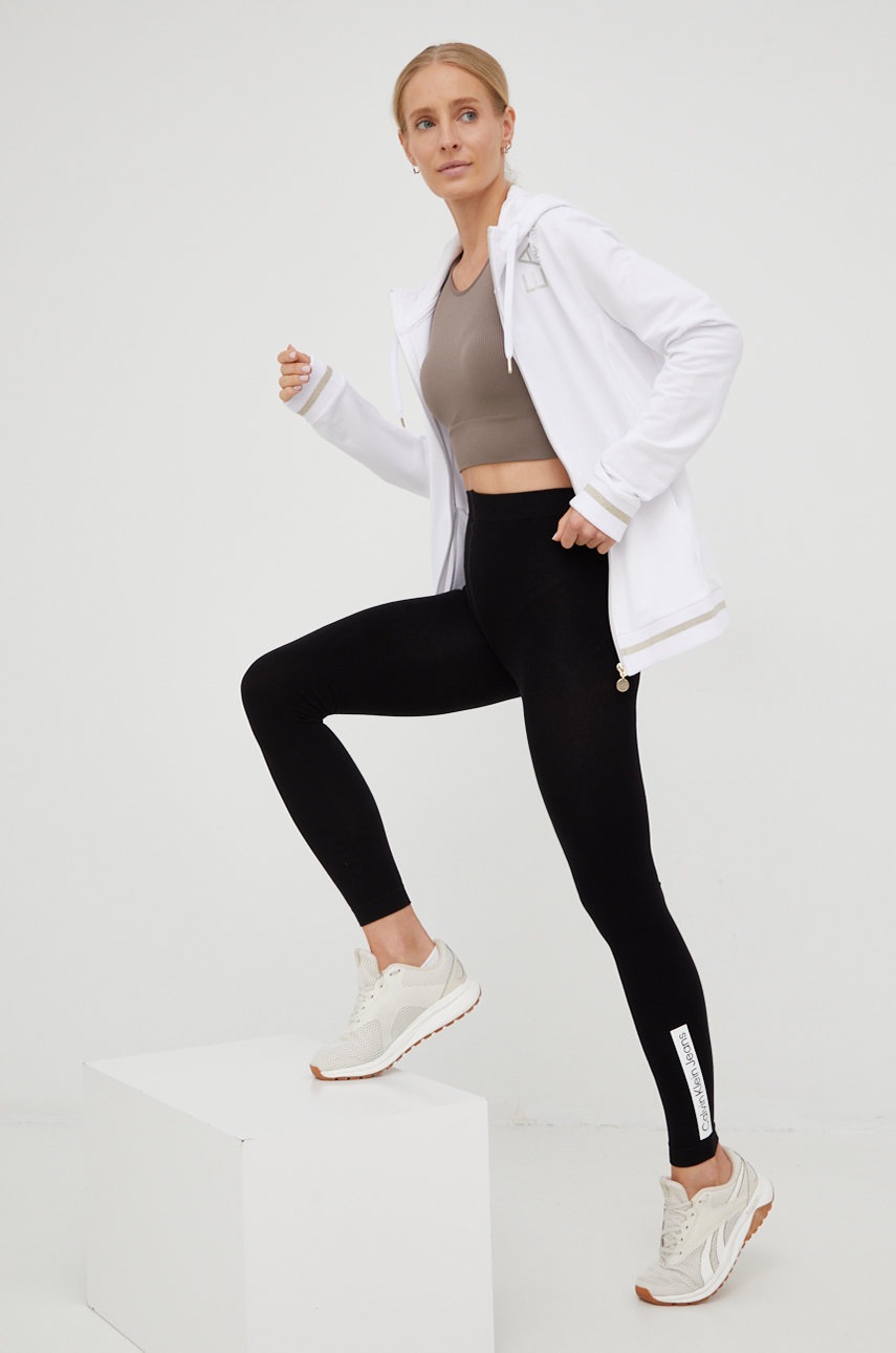 

Кофта EA7 Emporio Armani женская цвет чёрный однотонная