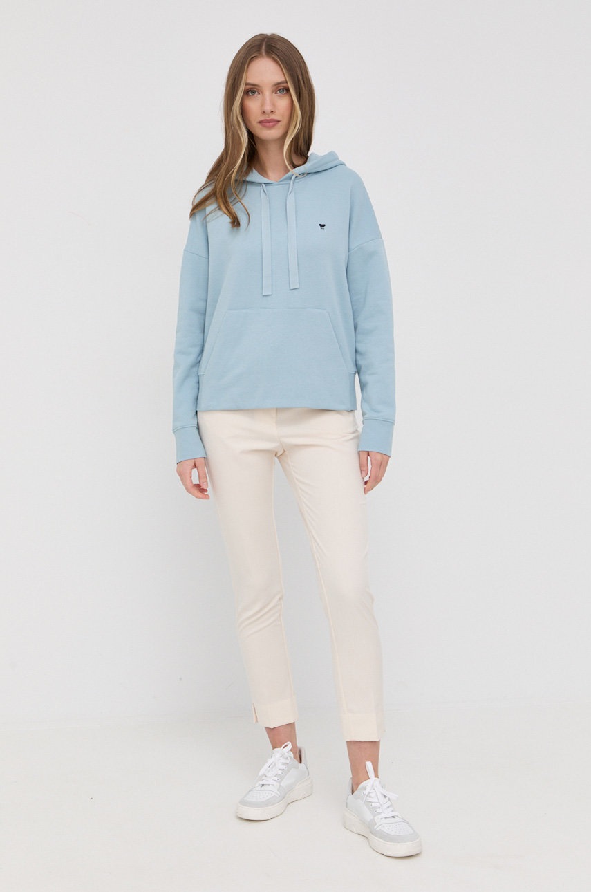 

Бавовняна кофта Weekend Max Mara жіноча однотонна