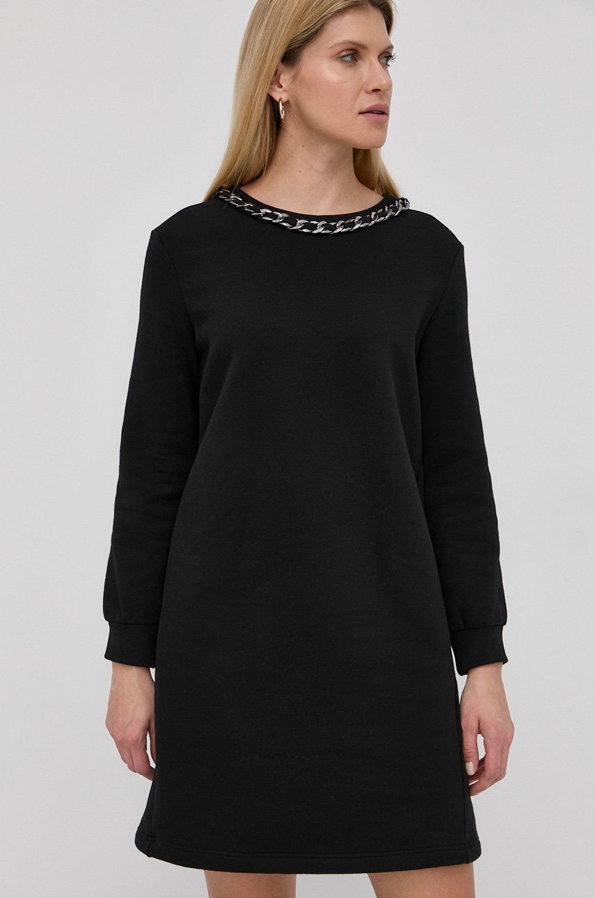 MAX&Co. rochie culoarea negru, mini, oversize