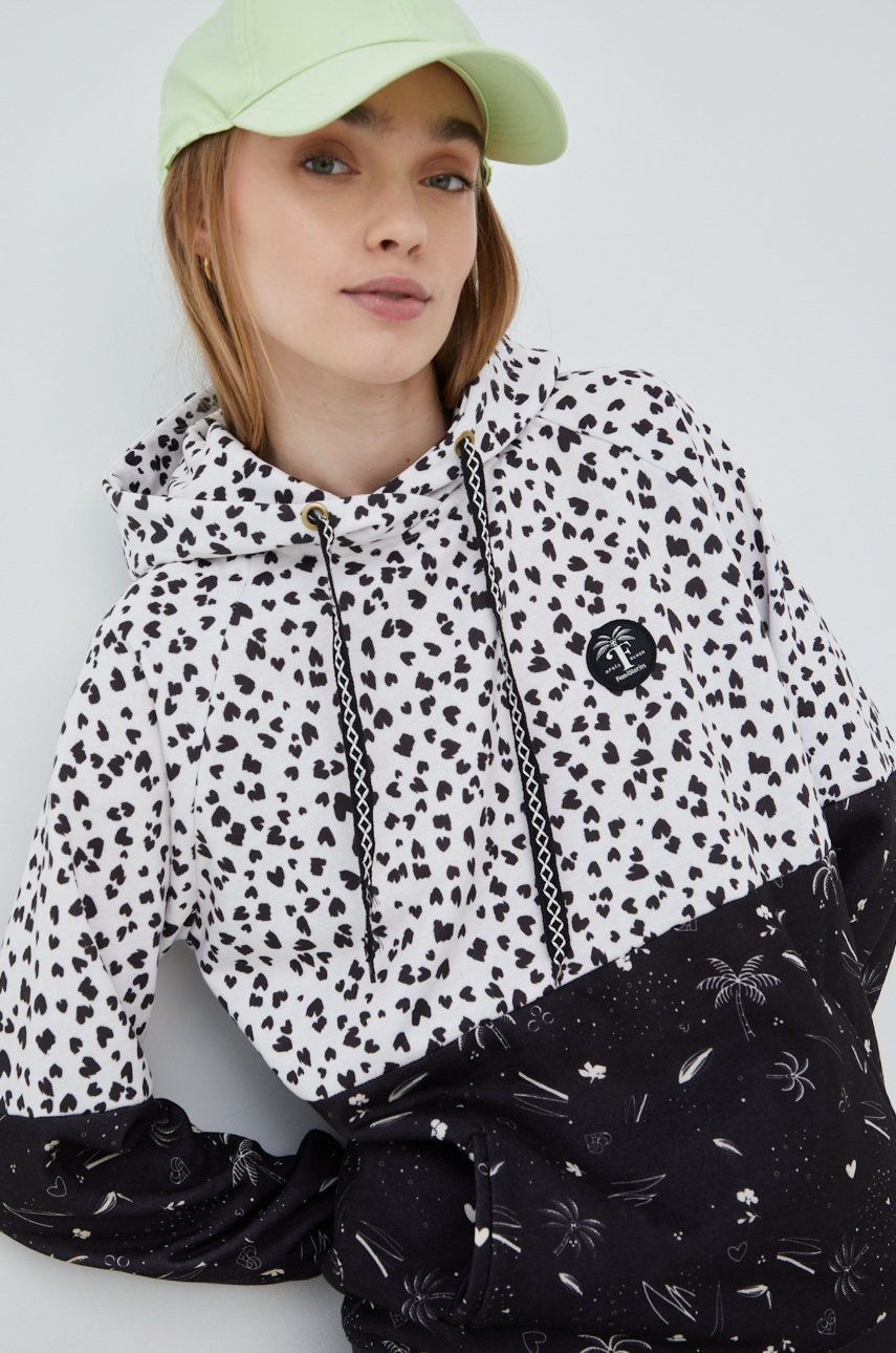 Femi stories bluza femei, culoarea negru, modelator