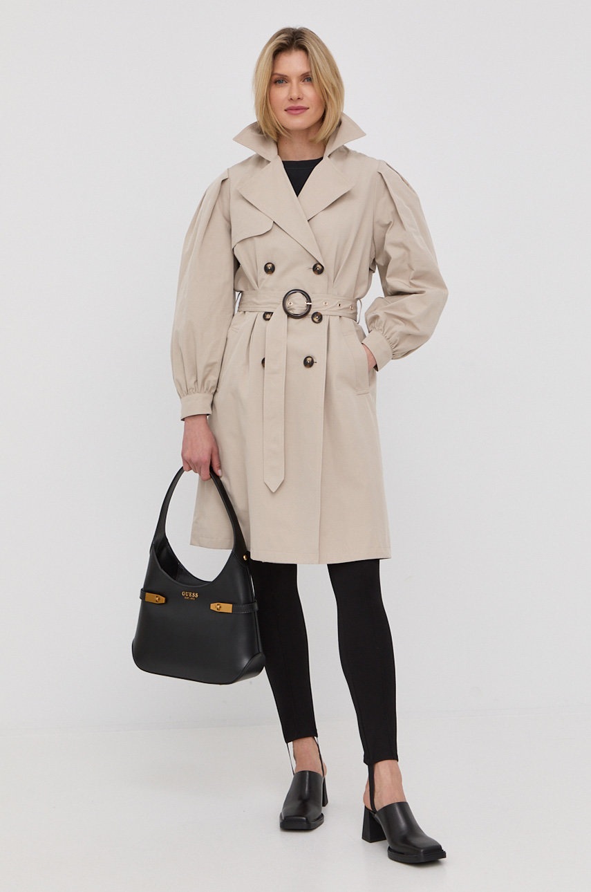 

Хлопковая кофта Pinko женская цвет чёрный однотонная