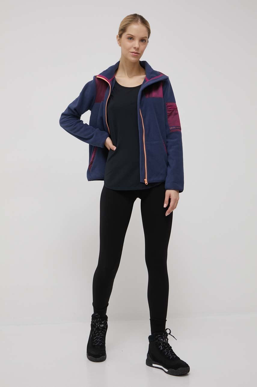 

Кофта Roxy женская цвет синий однотонная