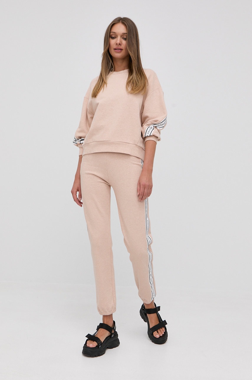 

Кофта Elisabetta Franchi женская цвет розовый меланж