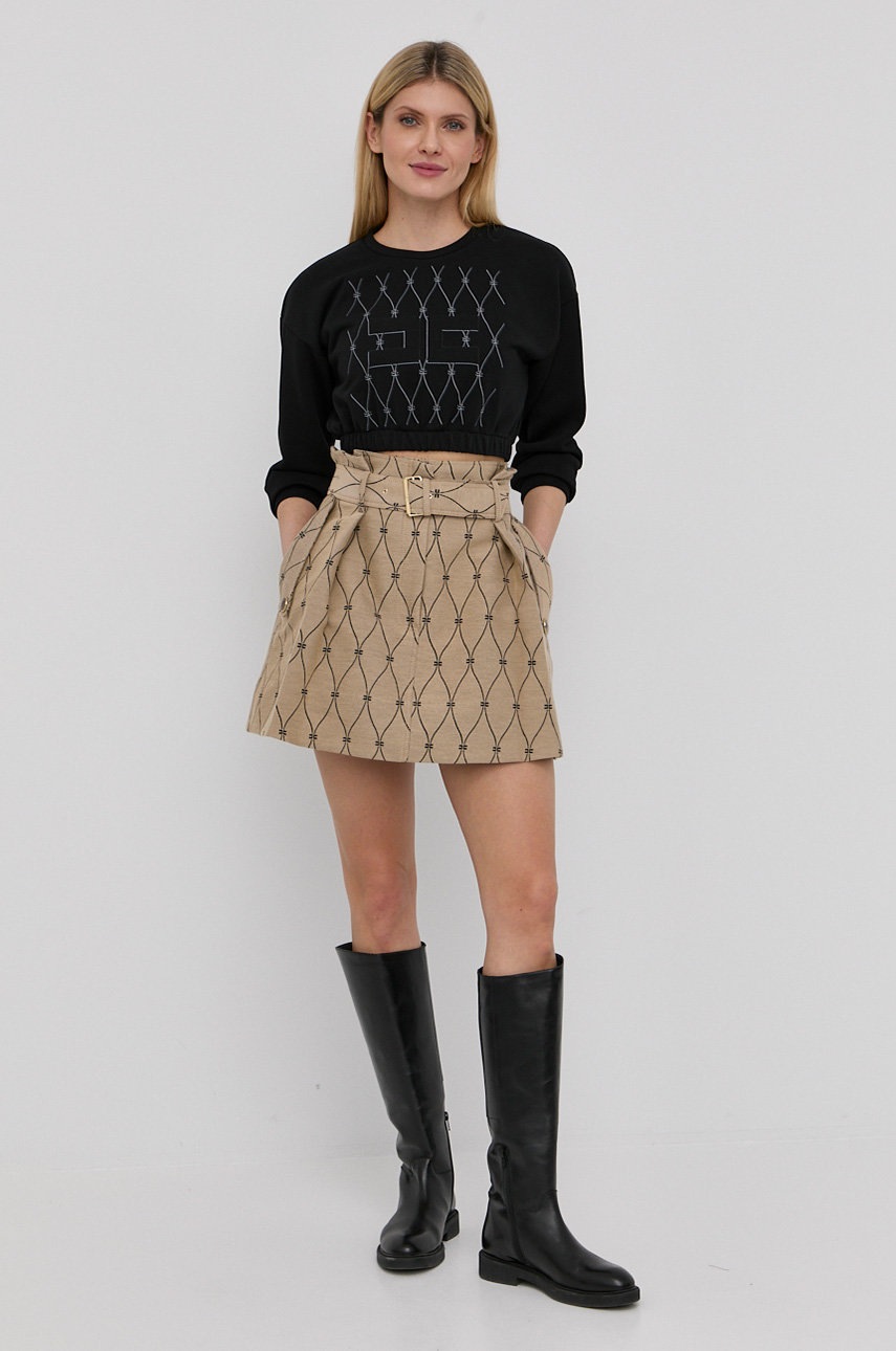 

Кофта Elisabetta Franchi жіноча колір чорний візерунок