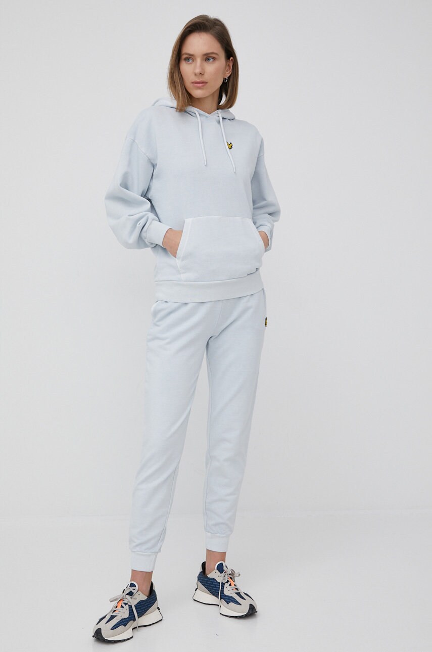 

Бавовняна кофта Lyle & Scott жіноча однотонна