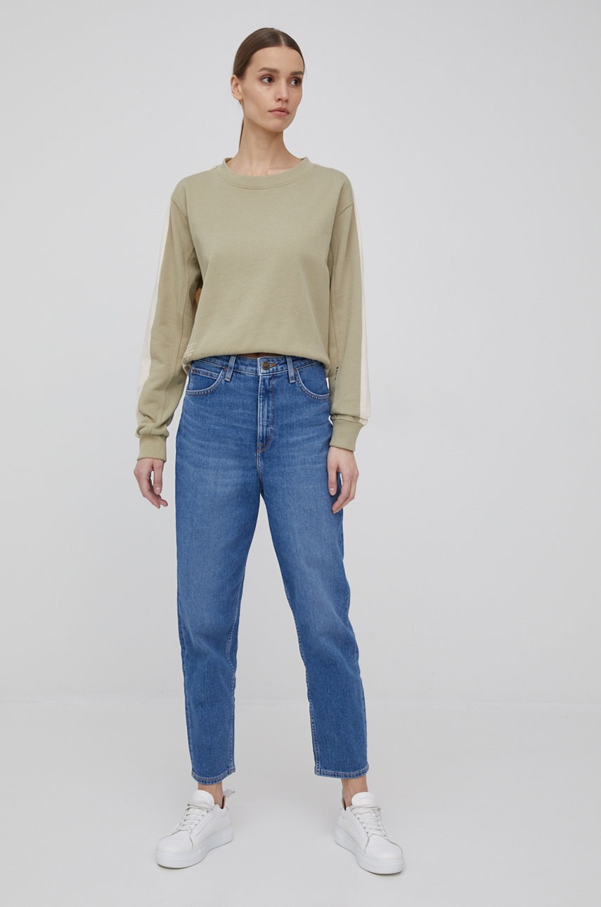 

Кофта G-Star Raw жіноча колір зелений однотонна