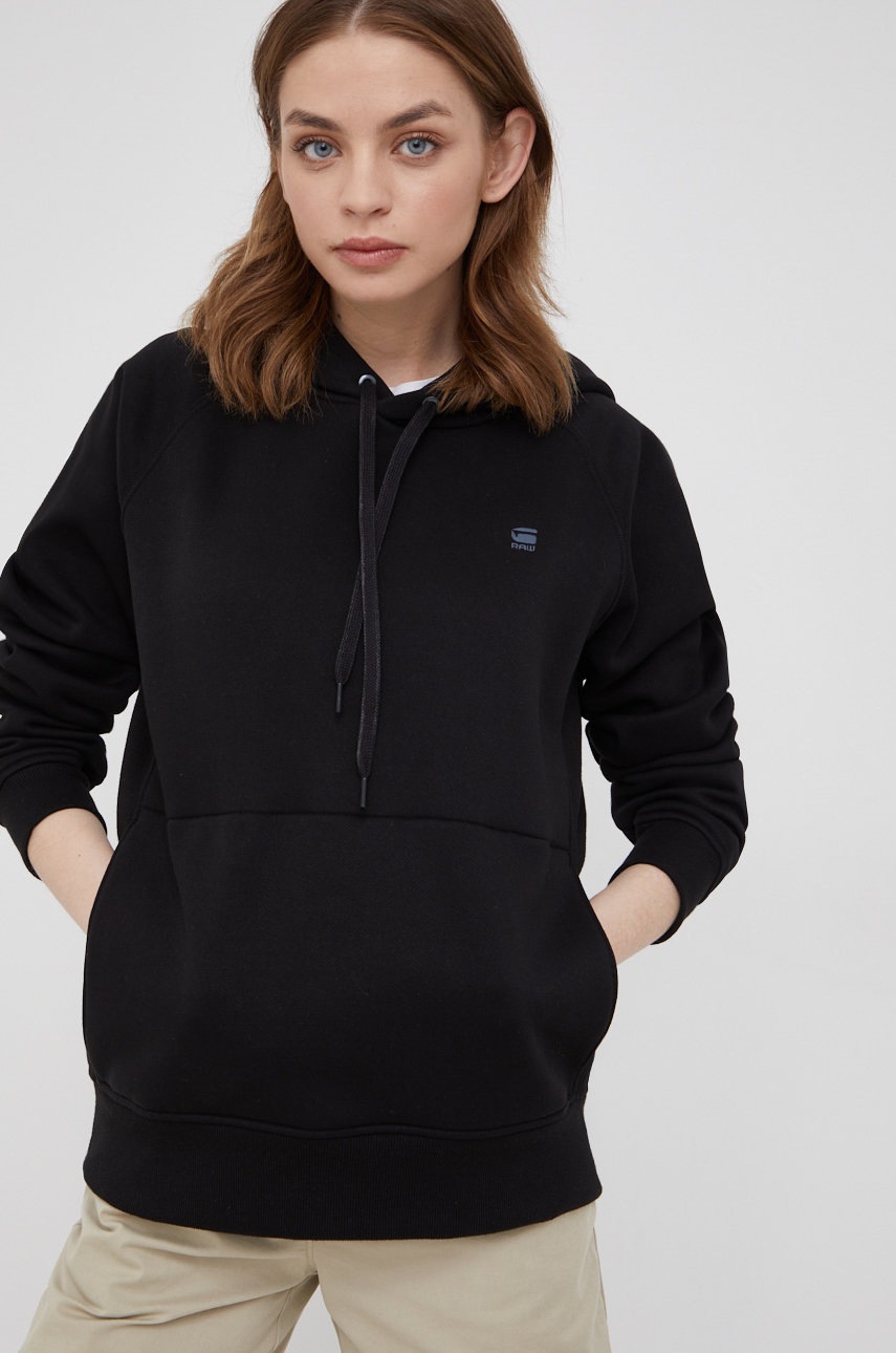 

Кофта G-Star Raw женская цвет чёрный однотонная