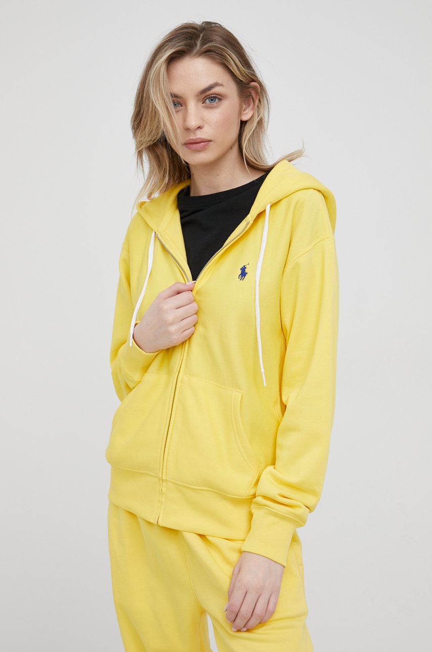 

Кофта Polo Ralph Lauren жіноча колір жовтий однотонна