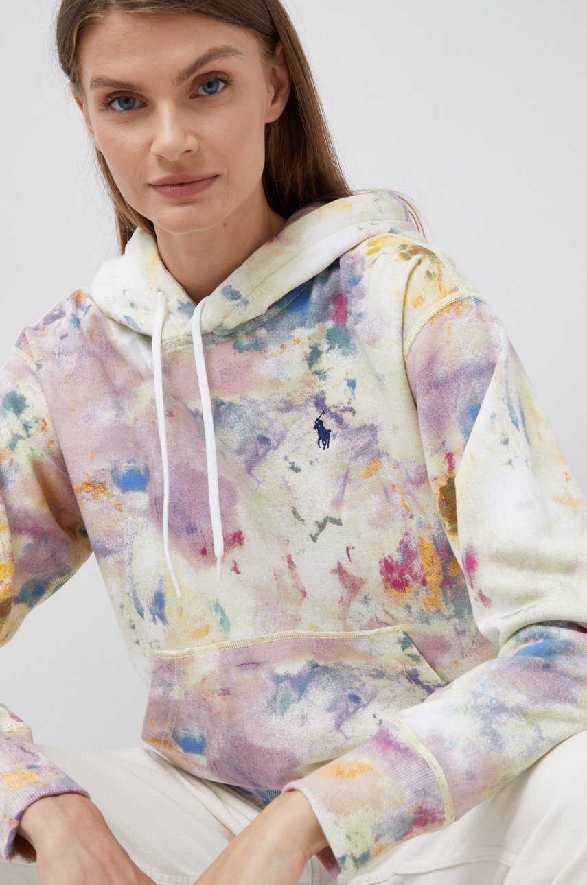 

Памучен суичър Polo Ralph Lauren с десен, Многоцветен