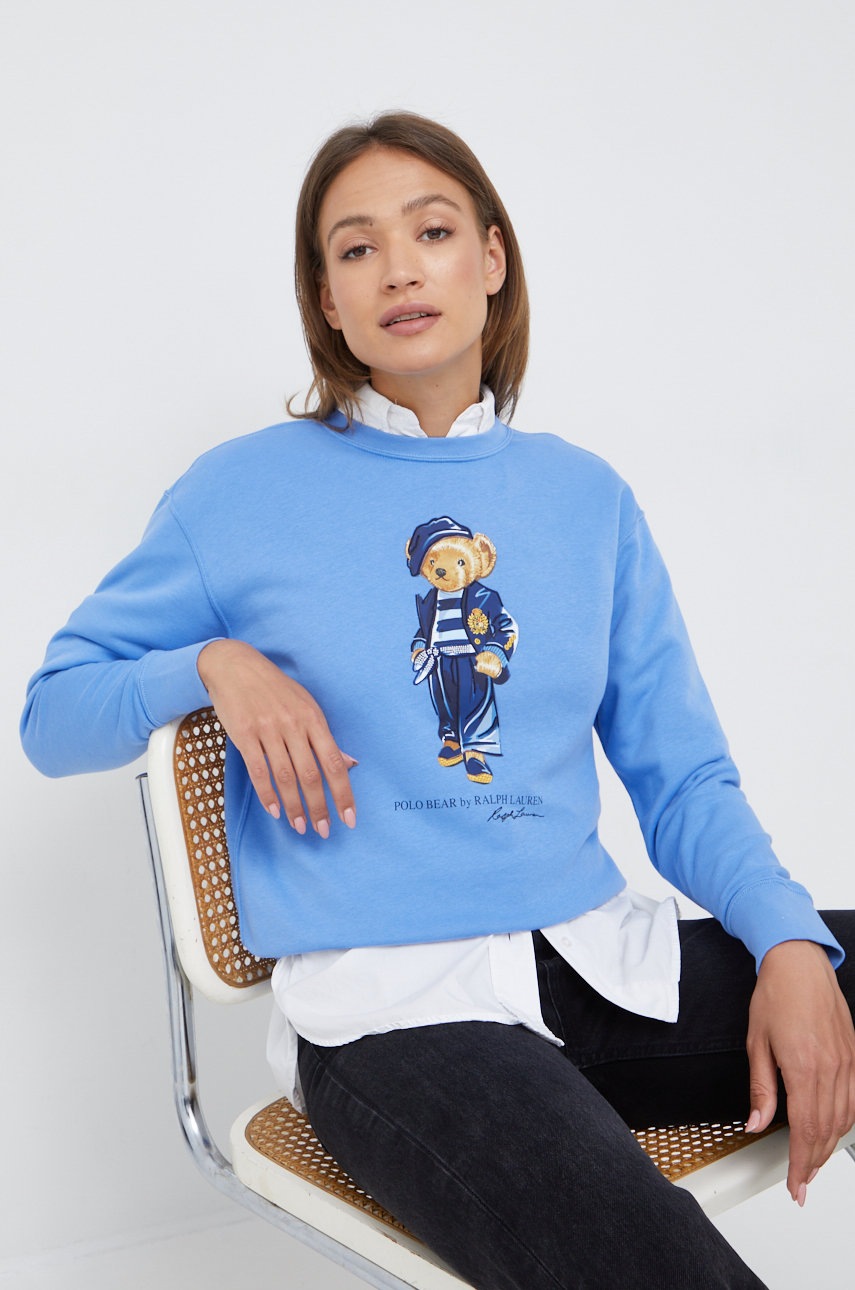 

Суичър Polo Ralph Lauren с принт, Син