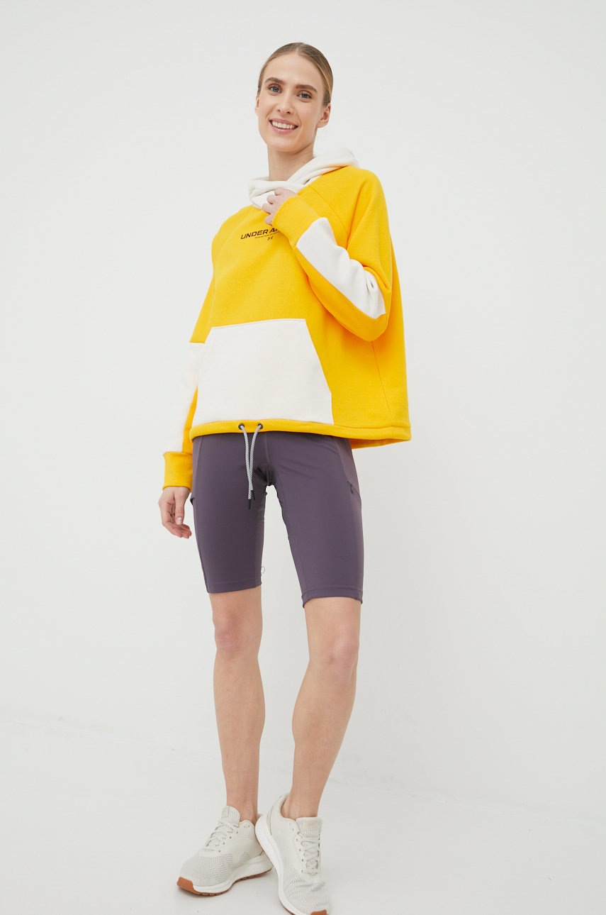 

Кофта Under Armour 1369851 женская цвет жёлтый с аппликацией