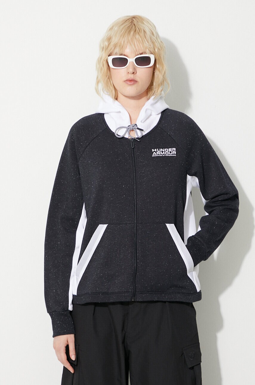 

Кофта Under Armour женская цвет серый с капюшоном меланж 1369852-676