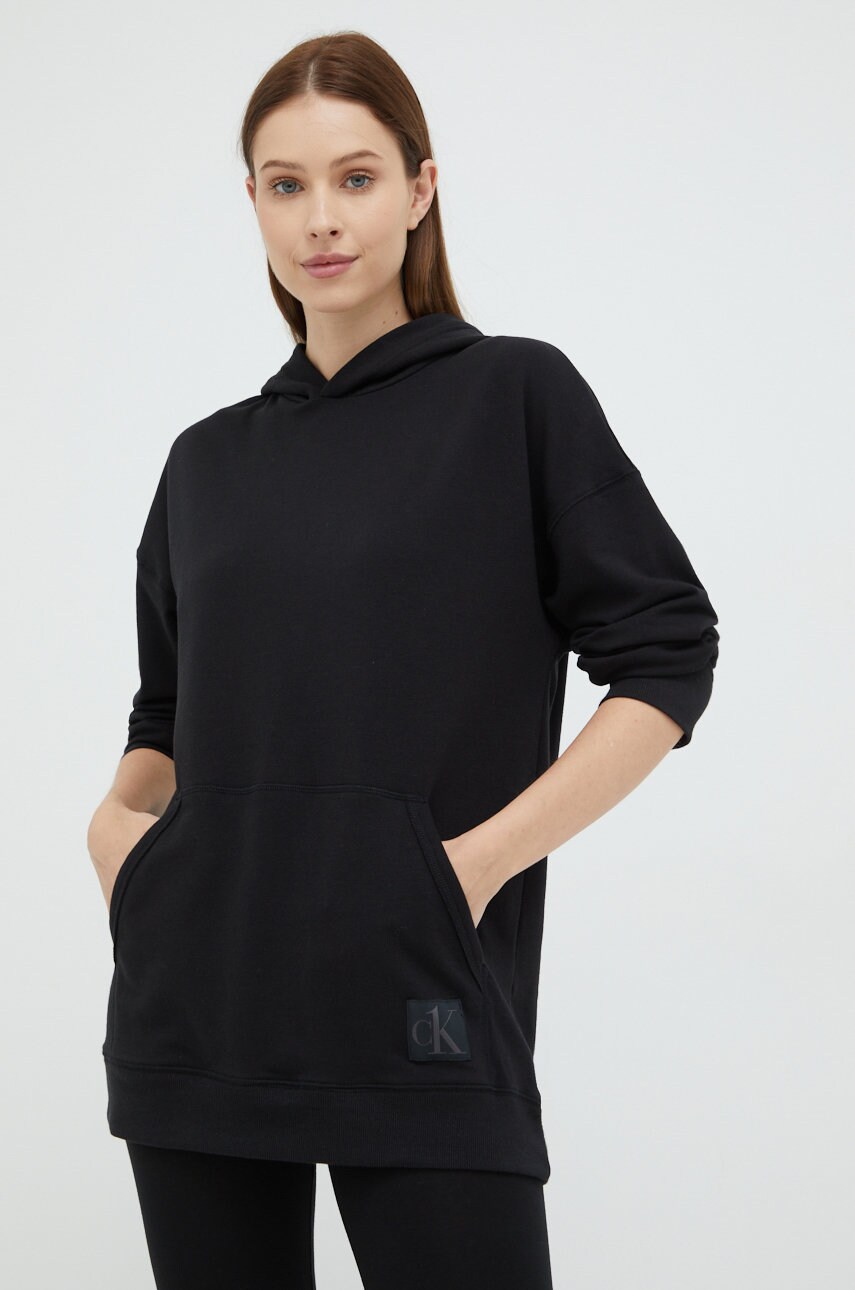 

Домашен суичър Calvin Klein Underwear в черно, Черен