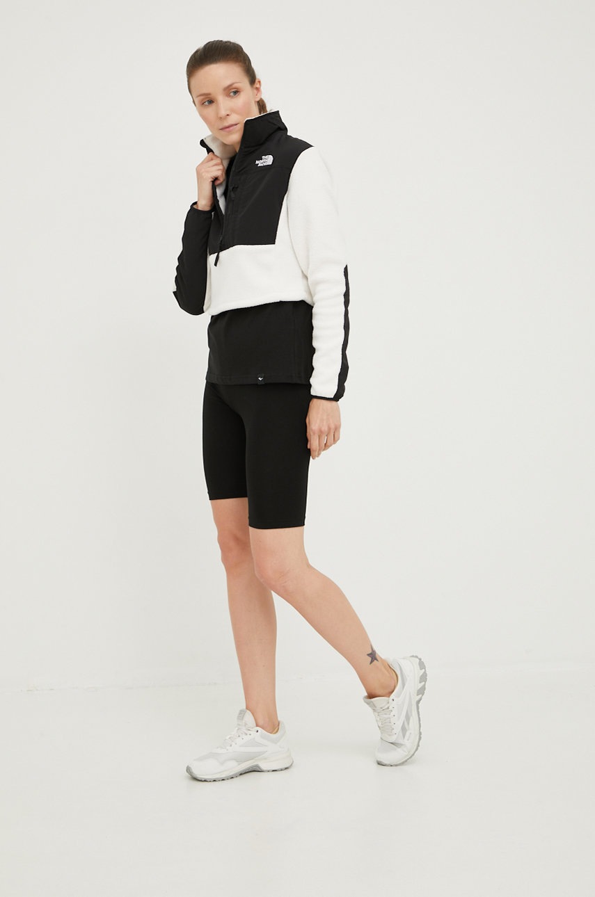 

Кофта The North Face женская цвет белый однотонная