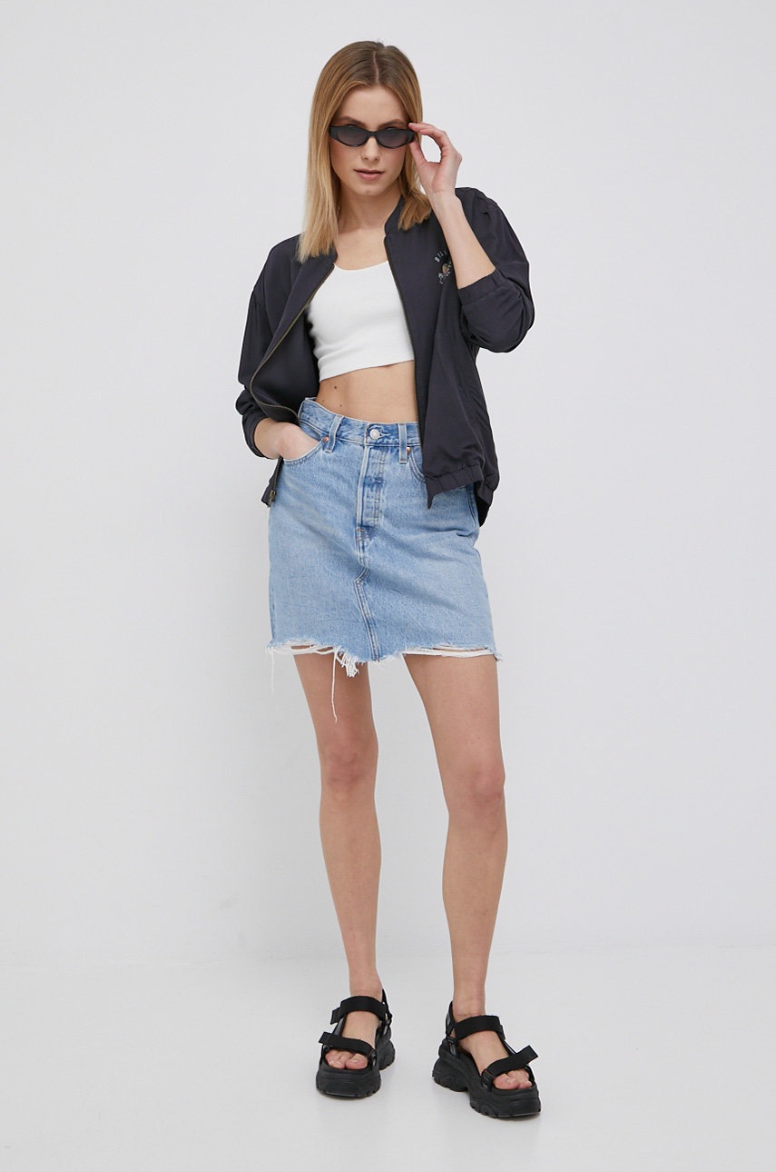 

Куртка Billabong женская цвет серый