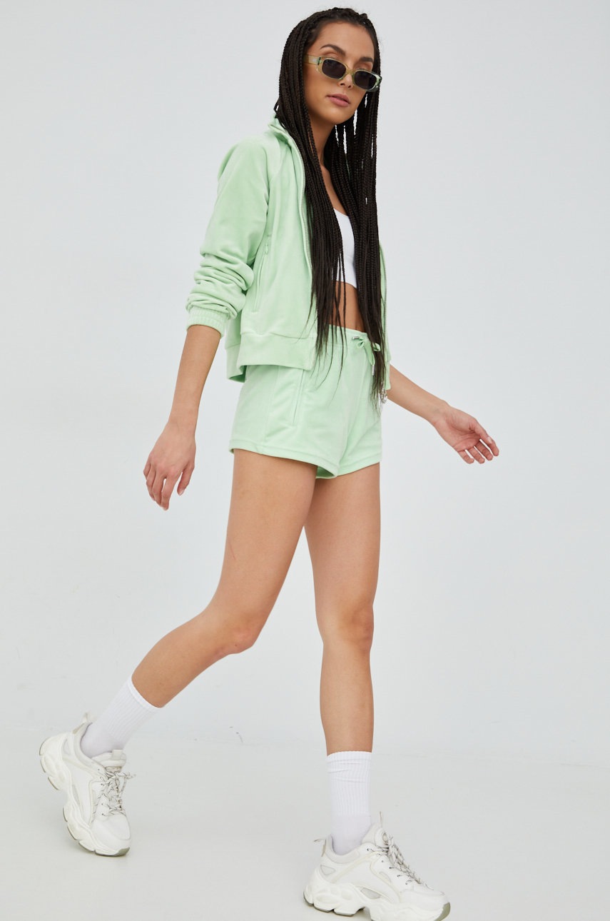 

Кофта Juicy Couture женская цвет зелёный с аппликацией