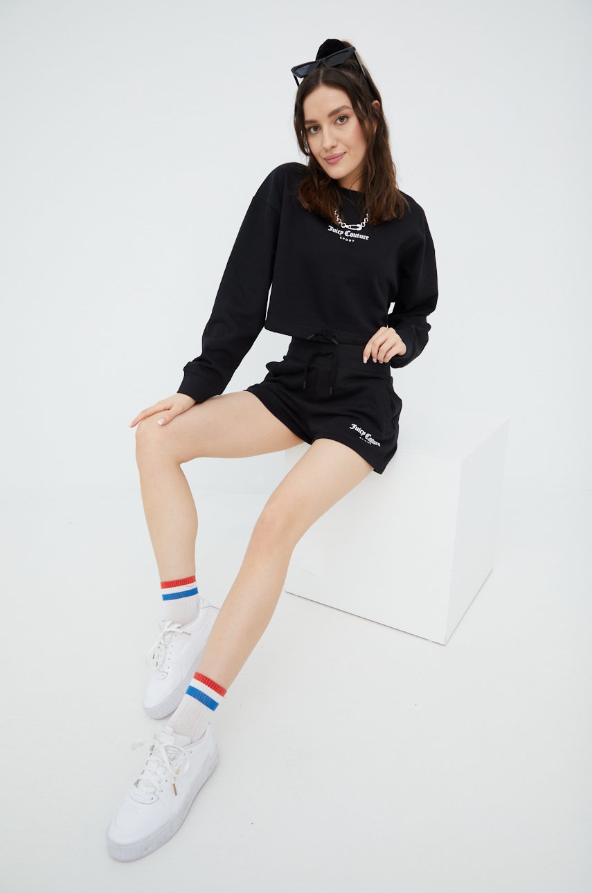 

Кофта Juicy Couture женская цвет чёрный с аппликацией