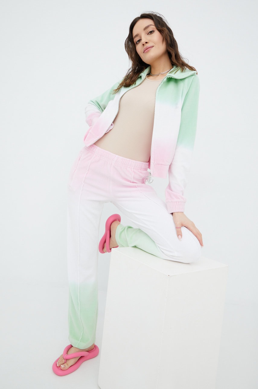 

Кофта Juicy Couture женская цвет розовый с аппликацией