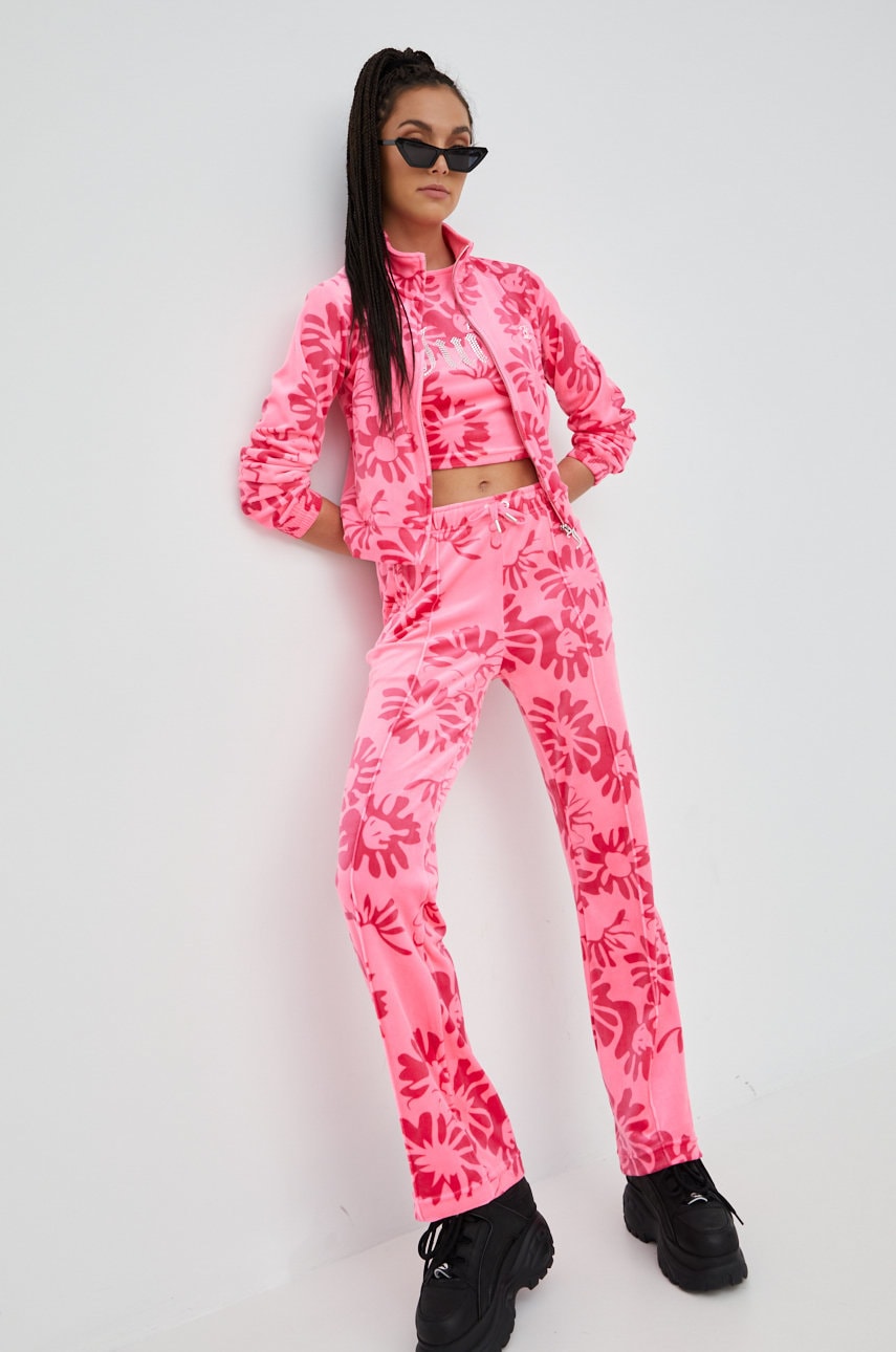 Juicy couture bluza femei, culoarea roz, modelator