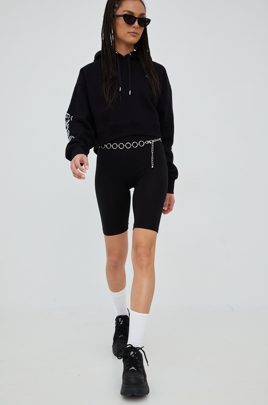 

Суичър Juicy Couture в черно с апликация, Черен