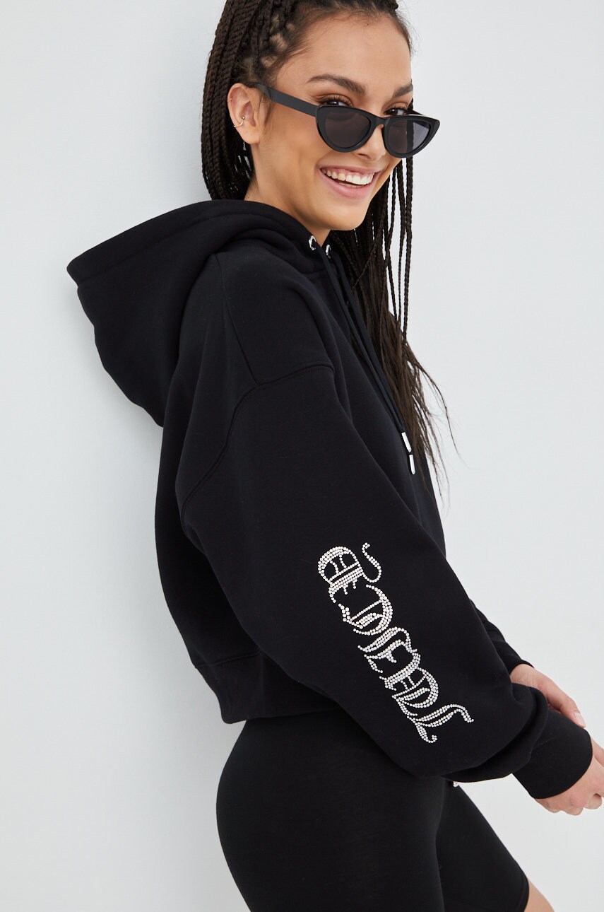 

Кофта Juicy Couture женская цвет чёрный с аппликацией
