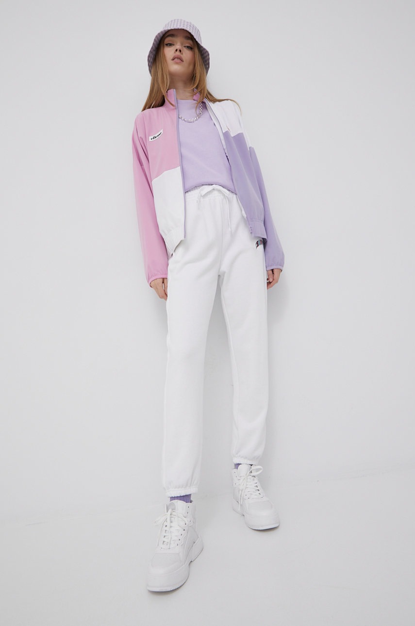 

Кофта Ellesse жіноча колір фіолетовий візерунок