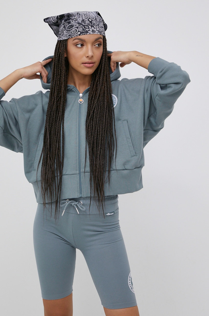 

Кофта Ellesse женская цвет зелёный с аппликацией