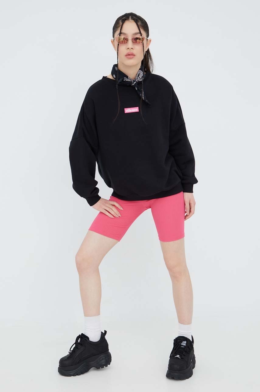

Суичър Ellesse в черно с апликация, Черен