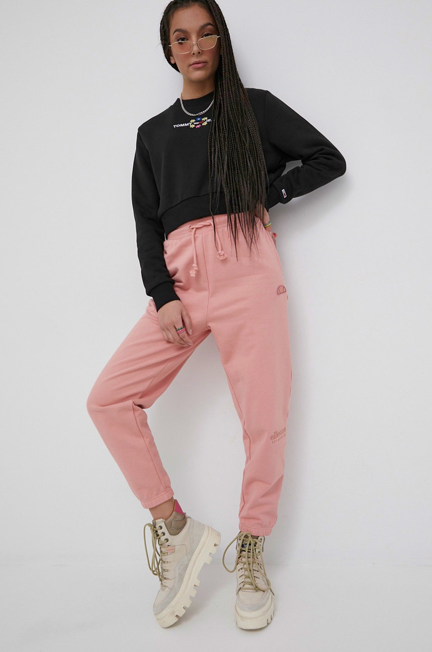 

Кофта Tommy Jeans жіноча колір чорний з аплікацією
