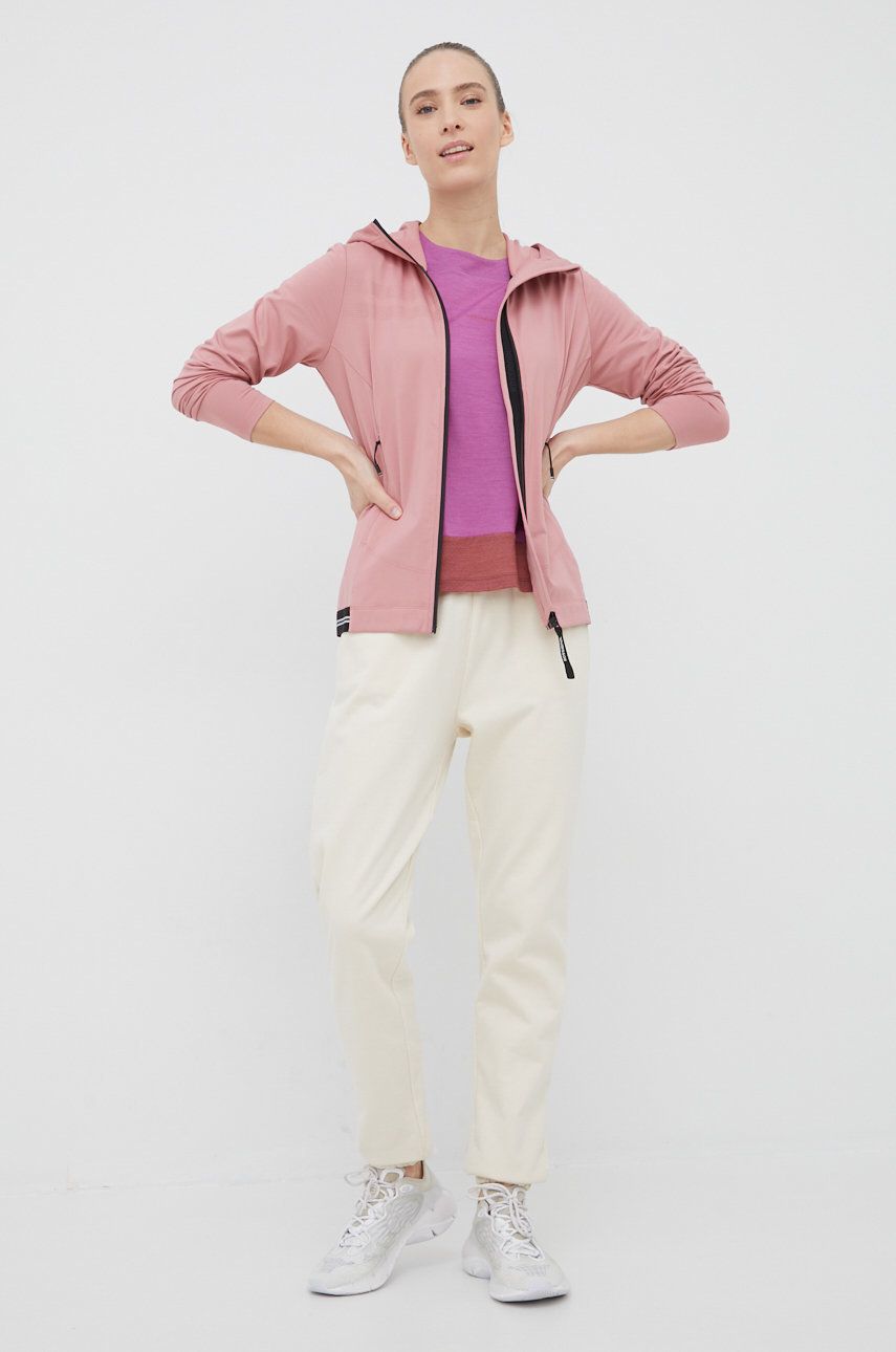 Rossignol hanorac femei, culoarea roz, neted answear.ro imagine noua