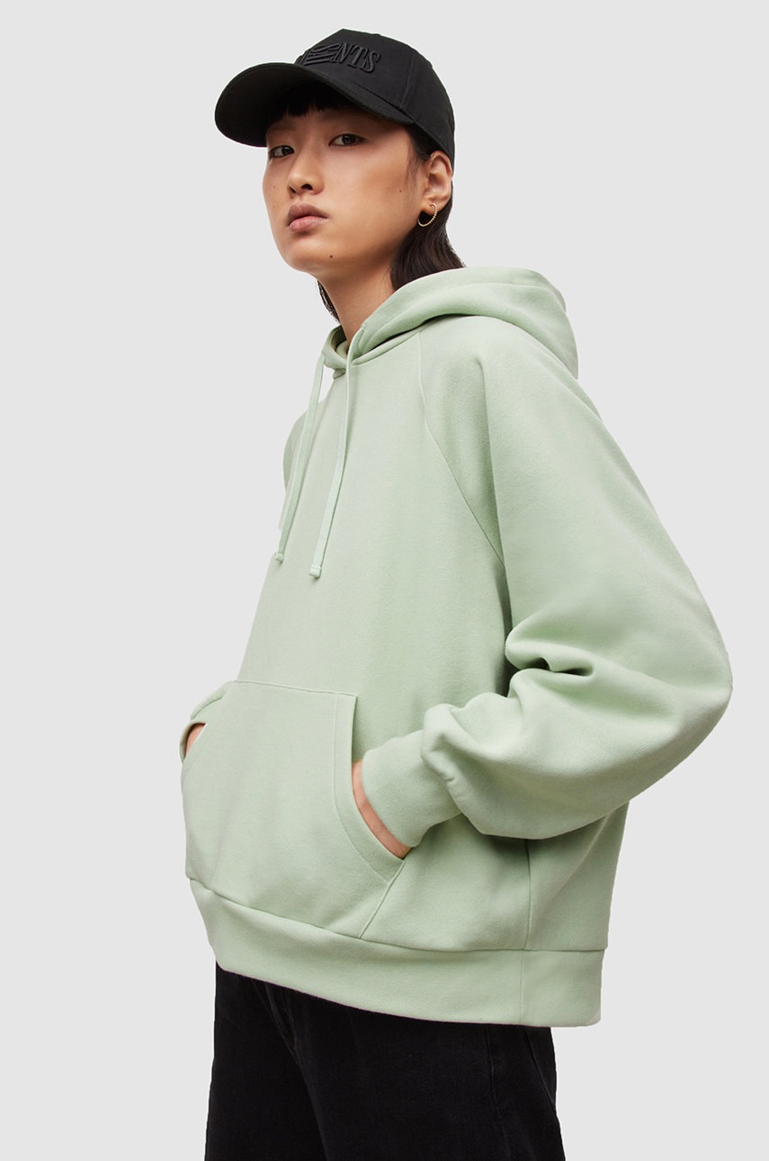 

Кофта AllSaints жіноча колір зелений з принтом