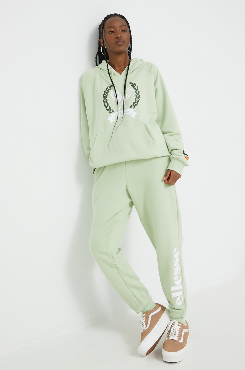 

Кофта Ellesse X Looney Tunes женская цвет зелёный с принтом