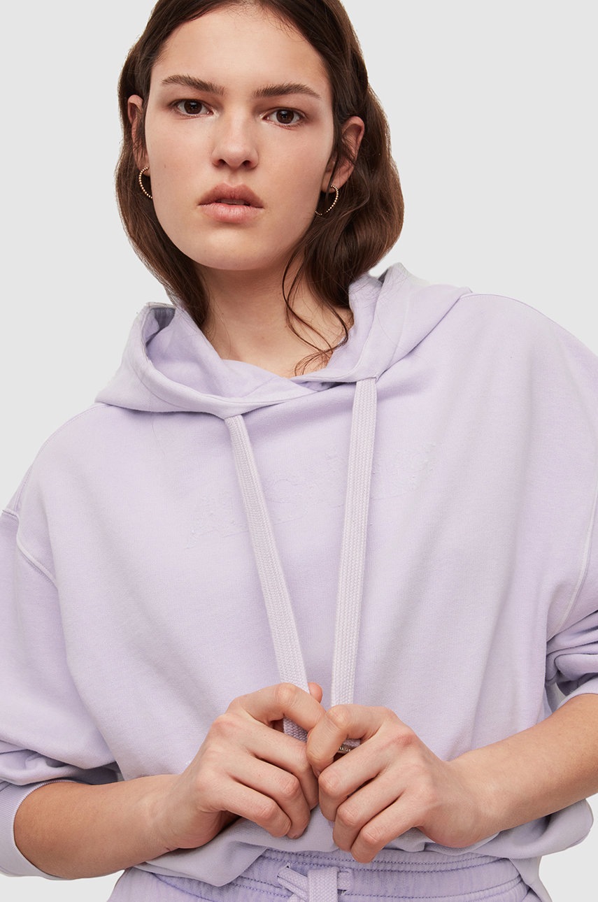 

Кофта AllSaints жіноча колір фіолетовий однотонна