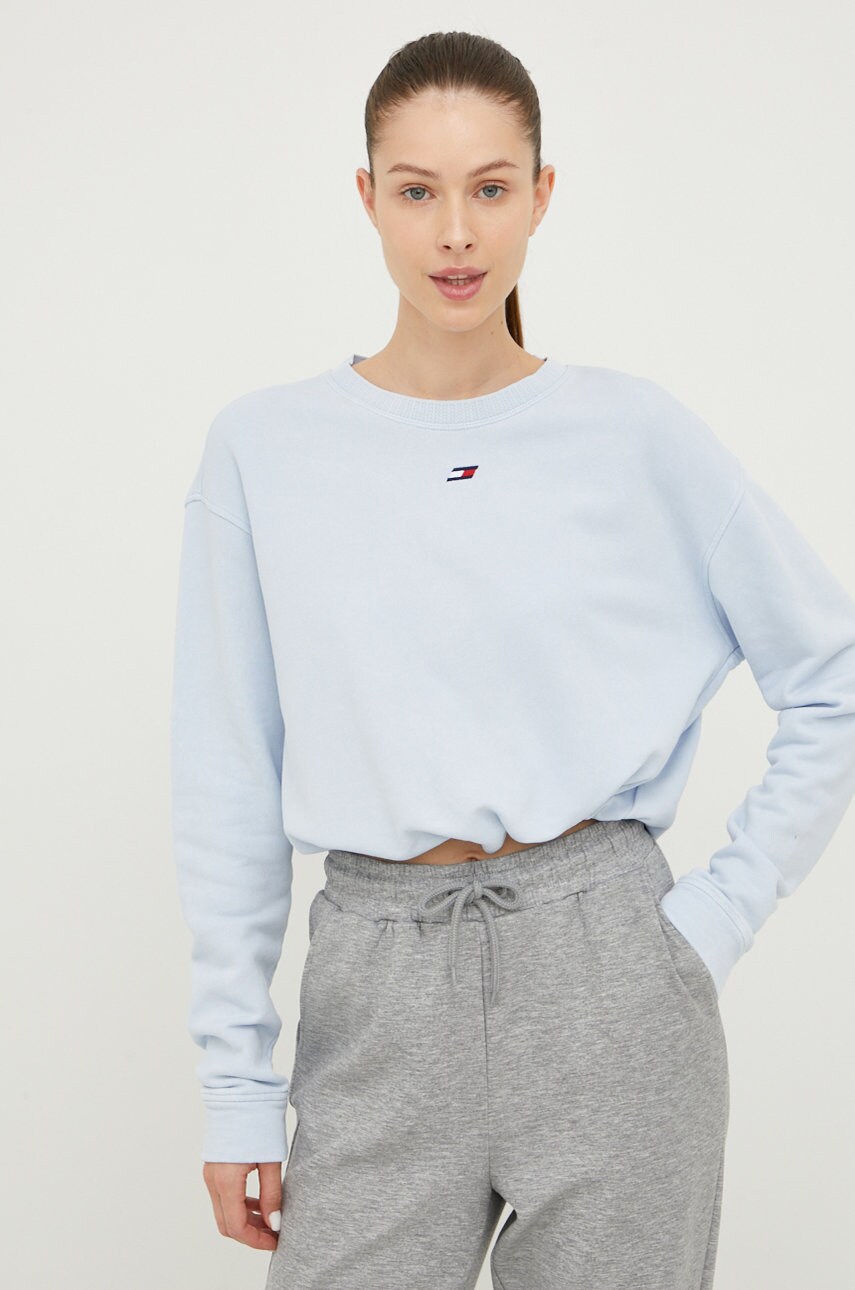 

Кофта з домішкою льону Tommy Hilfiger жіноча однотонна
